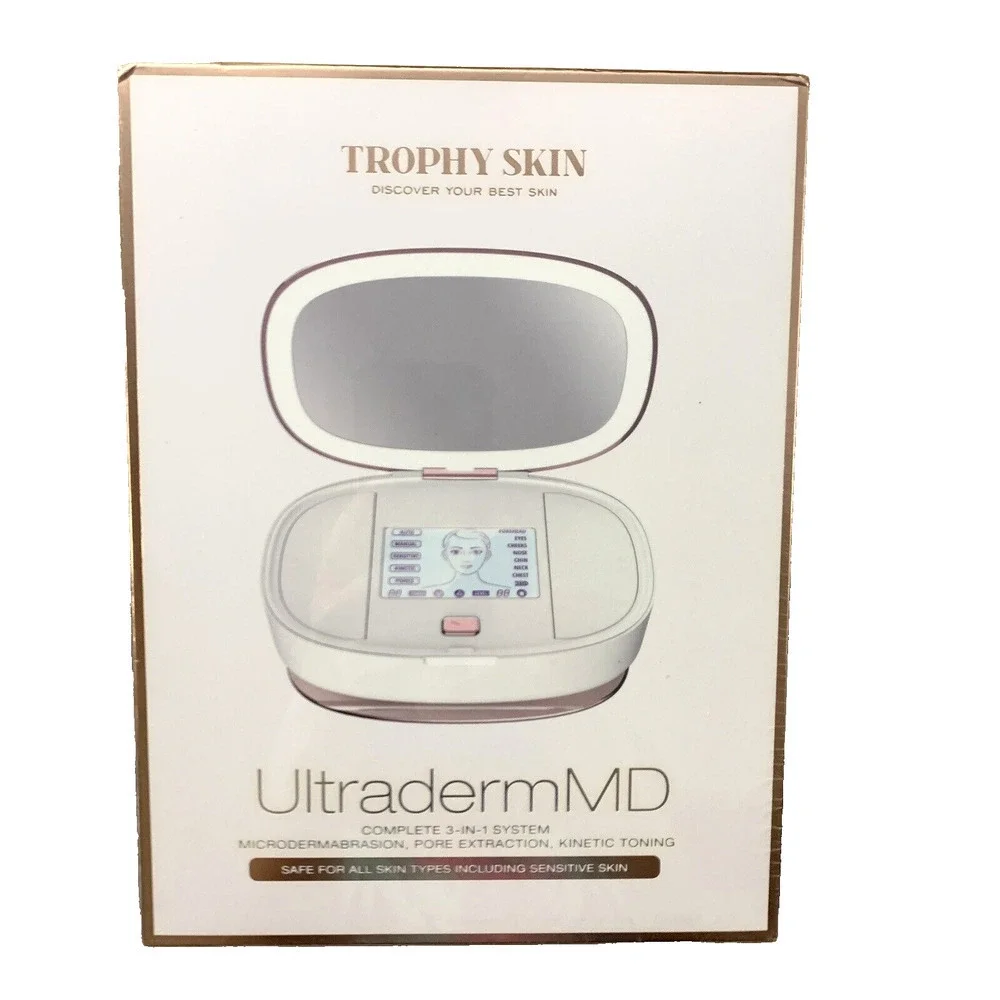 NEW Trophy UltradermMD At-Home 3-in-1 Facial System + 2 Precision Diamond Tips